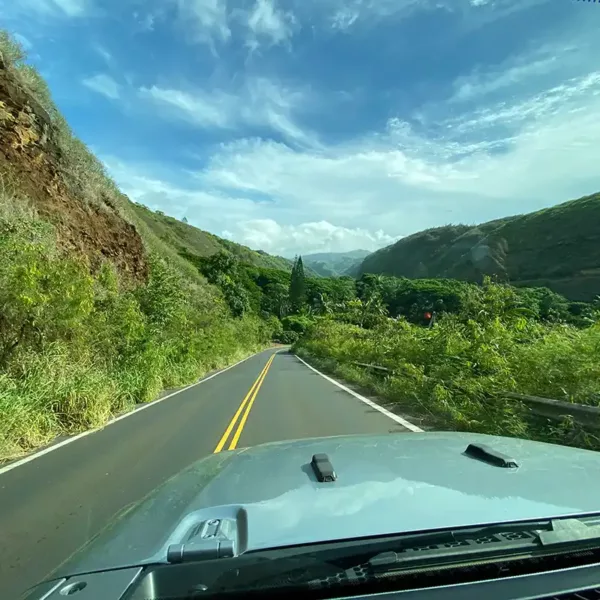 Driving on Maui